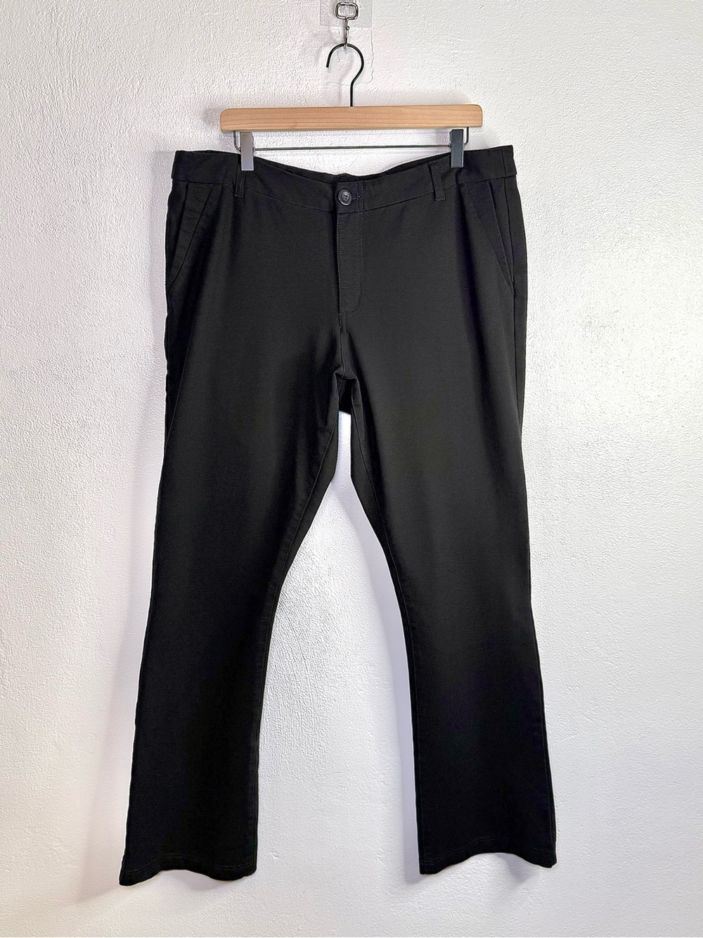 Kut from the Kloth Black Trouser Bootcut Flared Dress Pants Trousers Women's 18W